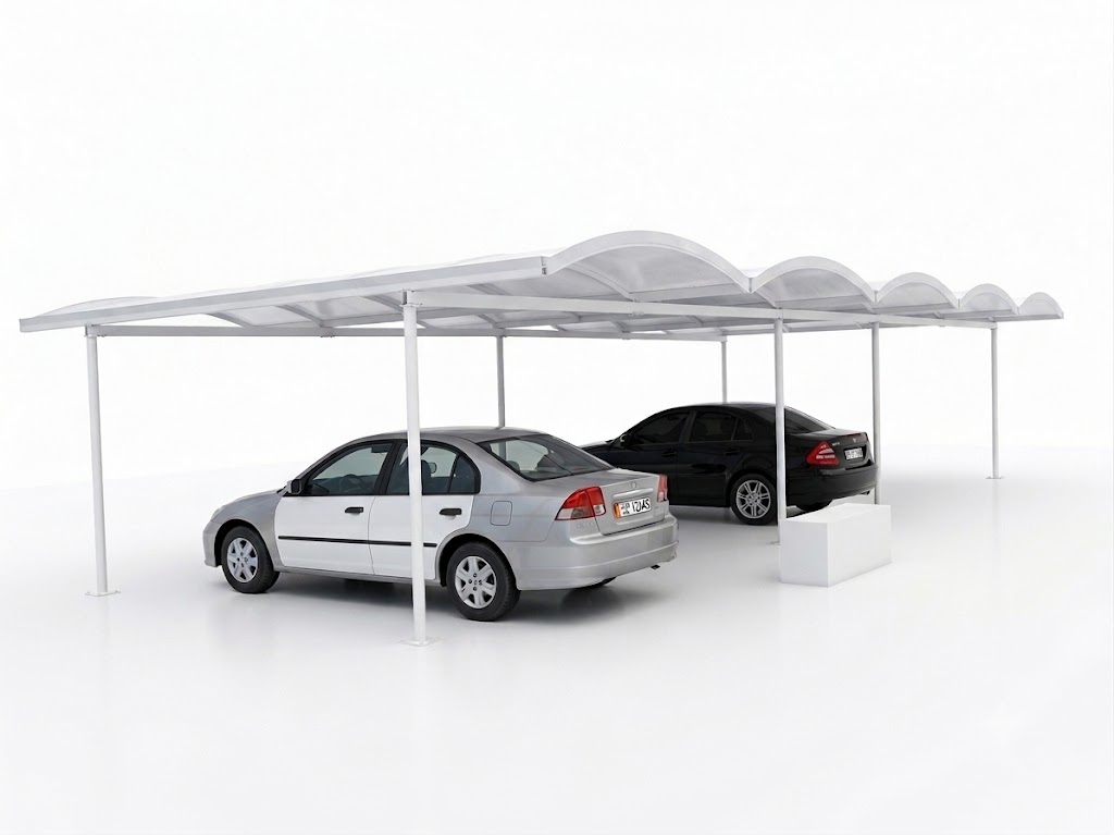 GRP Car Parking Shade — Double Bay